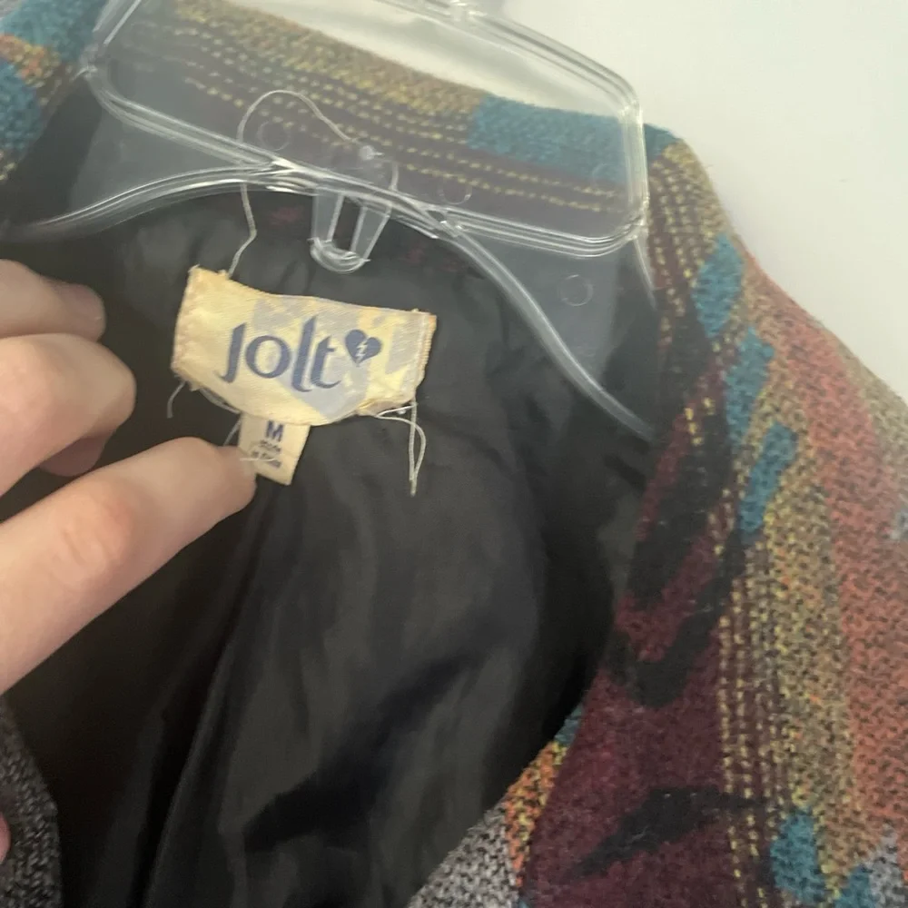 Jolt Colorful Patterned Jacket - Picture 3 of 5